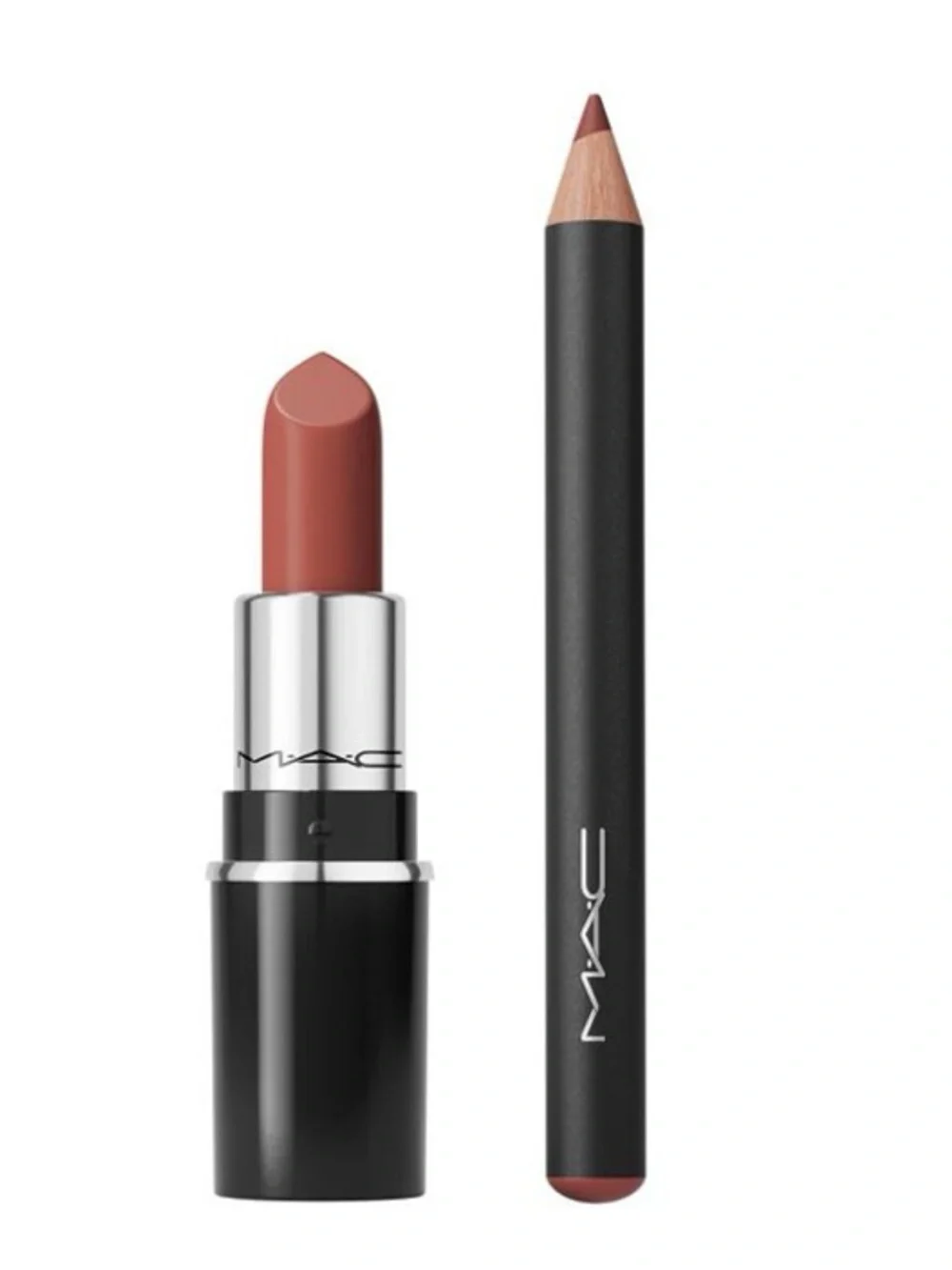 MAC Tiny Treasures Mini Lipstick + Lip Liner/Pencil Set - WHIRL & POSH PIT - NIB